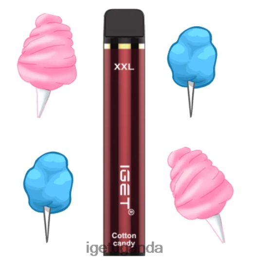 IGET XXL - 1800 PUFFS F02404515 Cotton Candy | Iget Vape Price