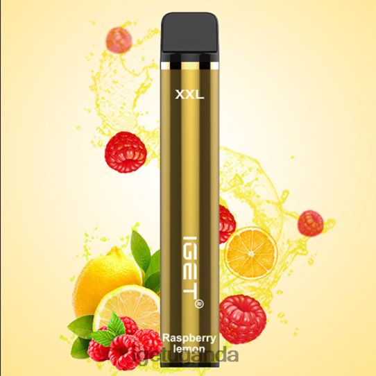 IGET XXL - 1800 PUFFS F02404553 Raspberry Lemon | Iget Bar Sale