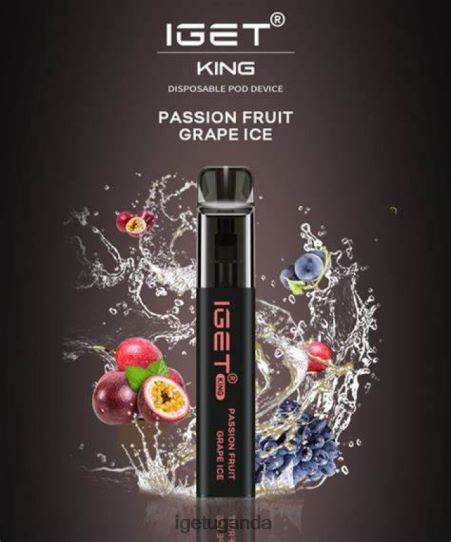 IGET KING - 2600 PUFFS F02404631 Passion Fruit Grape Ice | Iget Store