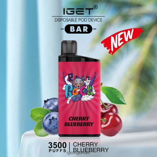 IGET BAR - 3500 PUFFS F02404560 Cherry Blueberry | Iget Vape