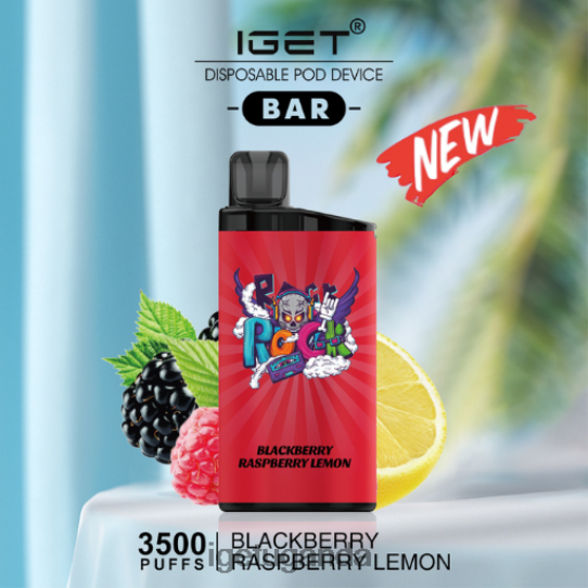 IGET BAR - 3500 PUFFS F02404643 Blackberry Raspberry Lemon | Iget Vape Flavours