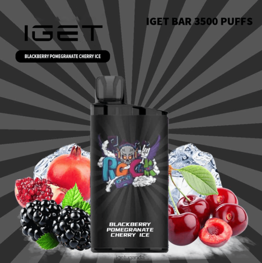 IGET BAR - 3500 PUFFS F02404661 Blackberry Pomegranate Cherry Ice | Iget Bar Store