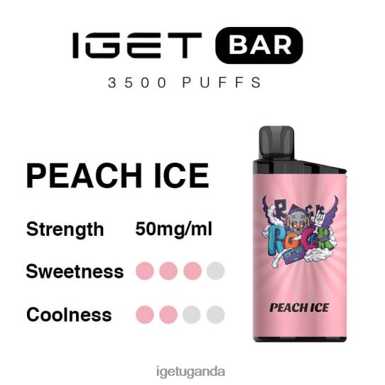 IGET Bar 3500 Puffs F02404279 Peach Ice | Iget Vape