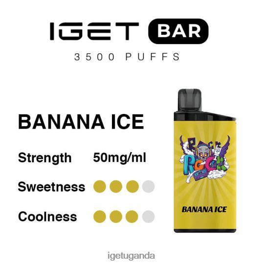 IGET Bar 3500 Puffs F02404282 Banana Ice | Iget Vapes Online