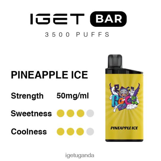 IGET Bar 3500 Puffs F02404284 Pineapple Ice | Iget Bar Store