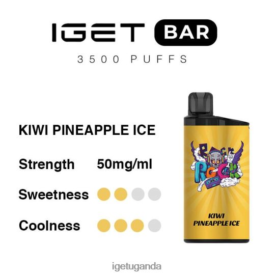 IGET Bar 3500 Puffs F02404287 Kiwi Pineapple Ice | Iget Bar Sale