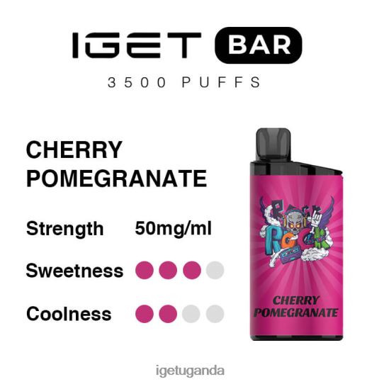 IGET Bar 3500 Puffs F02404291 Cherry Pomegranate | Iget Vape Flavours