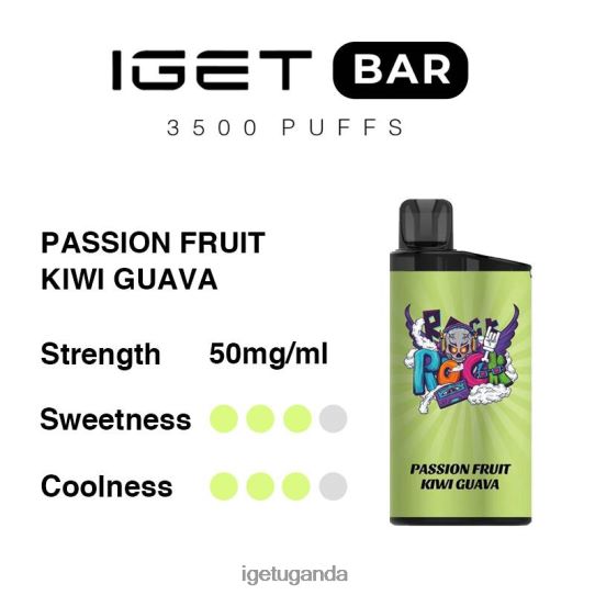 IGET Bar 3500 Puffs F02404297 Passion Fruit Kiwi Guava | Iget Bar Sale