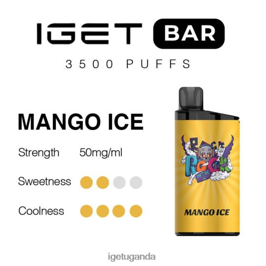 IGET Bar 3500 Puffs F02404299 Mango Ice | Iget Vape