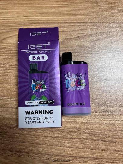 IGET Bar 3500 Puffs F02404300 Grape Ice | Iget Vape Price