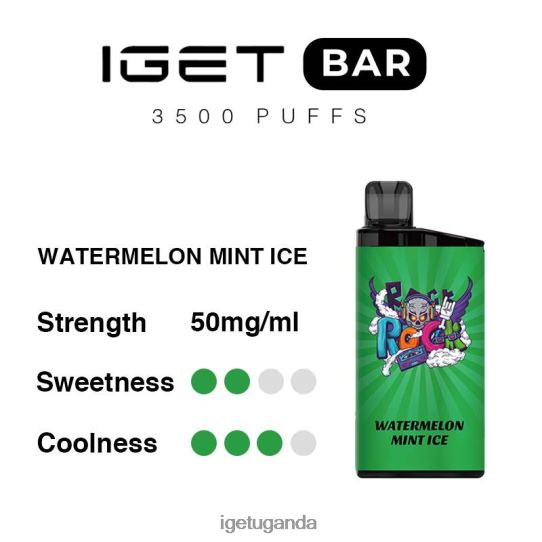 IGET Bar 3500 Puffs F02404304 Watermelon Mint Ice | Iget Bar Store