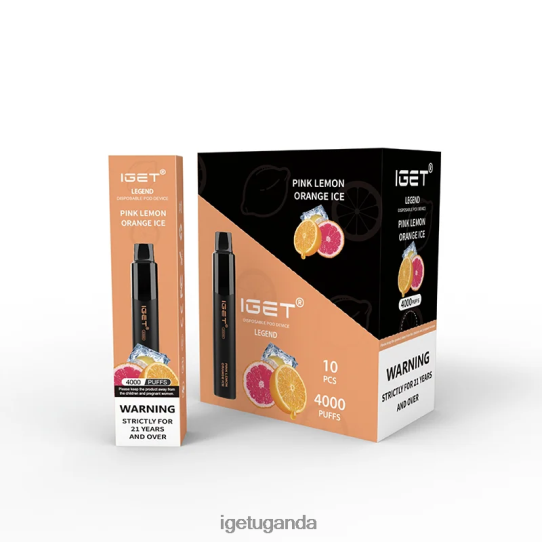 IGET Legend 4000 Puffs F02404321 Pink Lemon Orange Ice | Iget Vape Sale