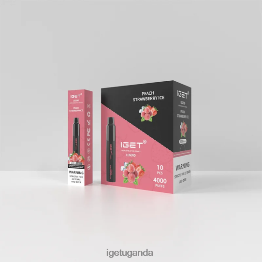 IGET Legend 4000 Puffs F02404330 Peach Strawberry Ice | Iget Sale