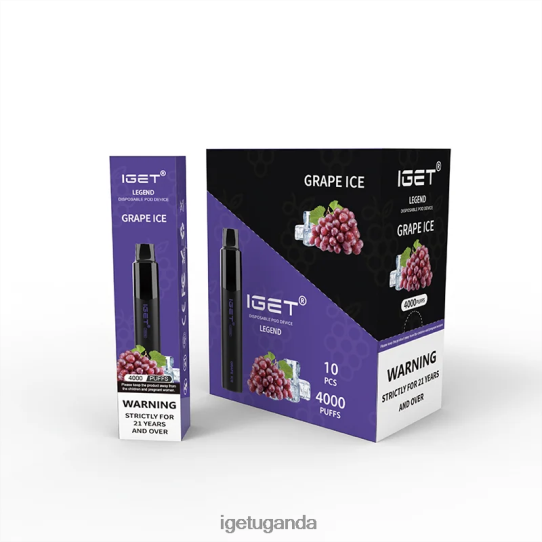 IGET Legend 4000 Puffs F02404331 Grape Ice | Iget Vape Sale