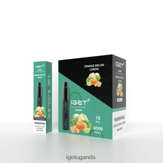 IGET Legend 4000 Puffs F02404335 Orange Melon Lemon | Iget Vape Price