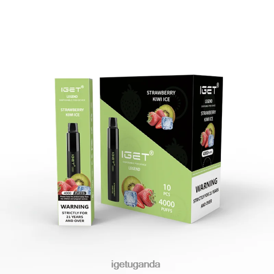 IGET Legend 4000 Puffs F02404337 Strawberry Kiwi Ice | Iget Vapes Online