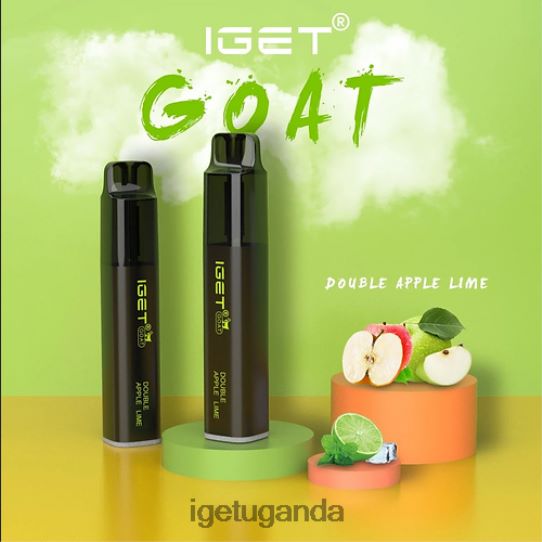 IGET GOAT - 5000 PUFFS F02404572 Double Apple Lime | Iget Bar Store