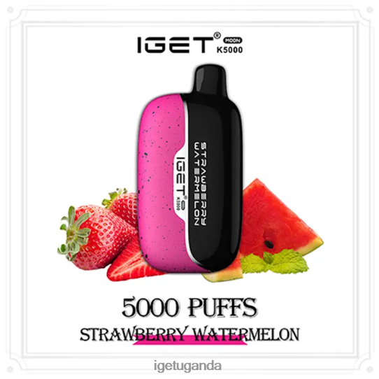IGET Moon 5000 Puffs F02404219 Strawberry Watermelon | Iget Vape