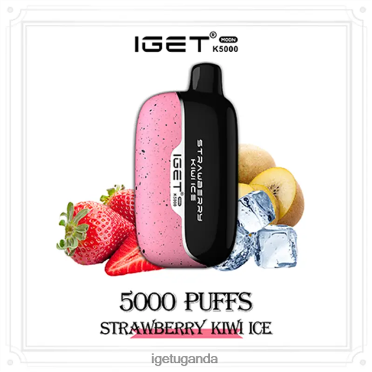 IGET Moon 5000 Puffs F02404228 Strawberry Kiwi Ice | Iget Wholesale