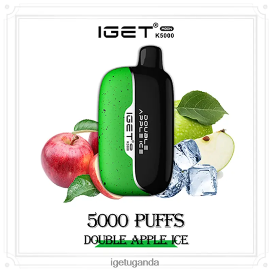 IGET Moon 5000 Puffs F02404229 Double Apple Ice | Iget Vape