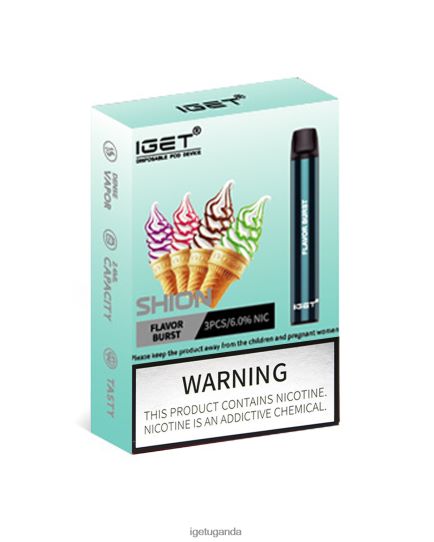 3 x IGET Shion F0240413 Flavor Burst | Iget Vape Flavours