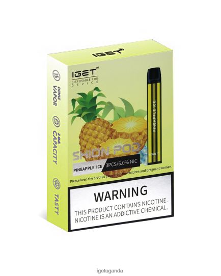 3 x IGET Shion F0240424 Pineapple Ice | Iget Vapes Online
