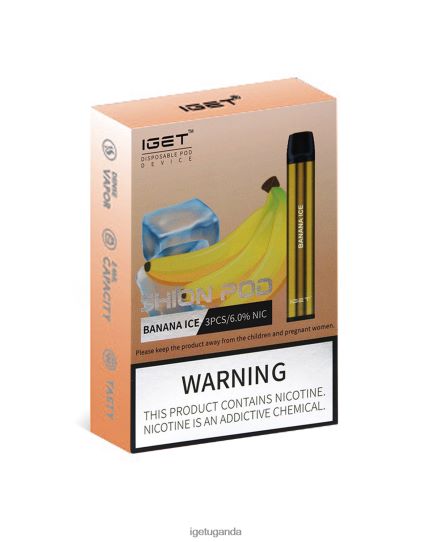 3 x IGET Shion F024042 Banana Ice | Iget Vape Price