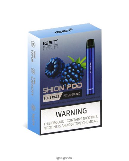 3 x IGET Shion F024045 Blue Razz | Iget Store