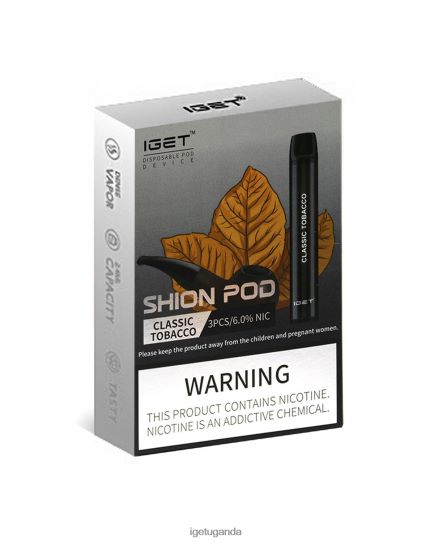 3 x IGET Shion F024049 Classic Tobacco | Iget Bar Sale