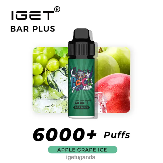 IGET BAR PLUS - 6000 PUFFS F02404591 Apple Grape Ice | Iget Sale