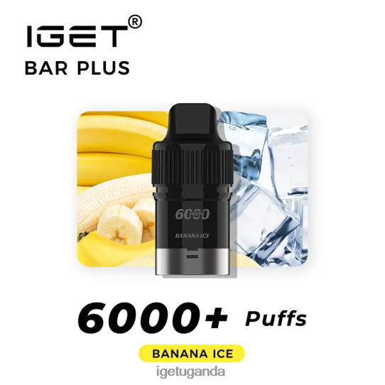 IGET Bar Plus Pod 6000 Puffs F02404264 Banana Ice | Iget Bar Store
